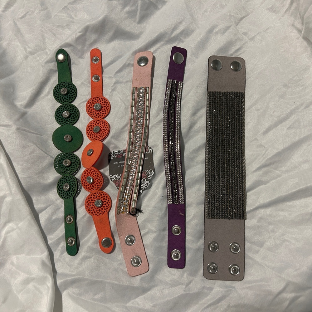 Colorful Snap Bracelet Set